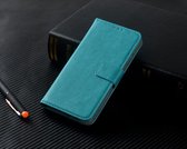 P.C.K. Hoesje/Boekhoesje/Bookcase/case luxe Turqoise geschikt voor Apple iPhone 12 MINI