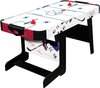 Afbeelding van het spelletje Kantelbare Airhockeytafel + 2 Pucks en 2 Strikers 152x76x78 cm