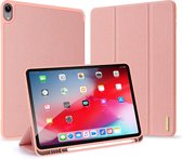 Dux Ducis Tablet Hoes Geschikt voor iPad Air 4 (2020) / iPad Air 5 (2022) - Dux Ducis Domo Bookcase - Rosé goud / Rose goud