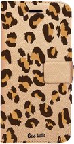 Casetastic Saffiano Wallet Case Apple iPhone 12 Mini Copper - Leopard Print