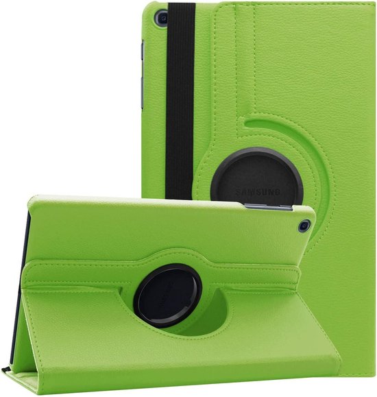 Hoes Geschikt voor Samsung Galaxy Tab A7 Hoes - 10.4 inch - (2020/2022) - draaibare - Groen