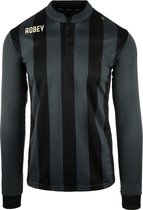 Robey Shirt Winner LS - Voetbalshirt - Black Stripe - Maat XL