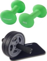 Tunturi - Fitness Set - Neopreen Dumbbellset 2 x 4 kg - Trainingswiel