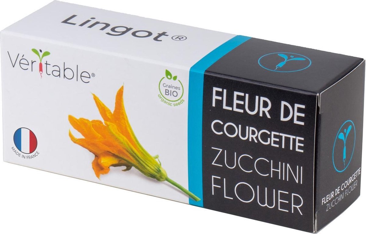 Véritable® Lingot® Organic Zucchini Flowers - BIO EETBARE COURGETTE BLOEM navulling voor alle Véritable® binnenmoestuin-toestellen