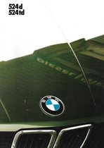 BMW E28 524D/524TD brochure A4 NL 1986
