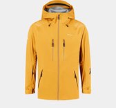 Cortazu Mountain Hard Shell Jas  Geel | Heren warme outdoor jas waterdicht & winddicht met capuchon