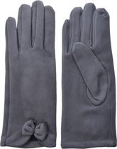 Clayre & Eef handschoenen 8x24cm grijs