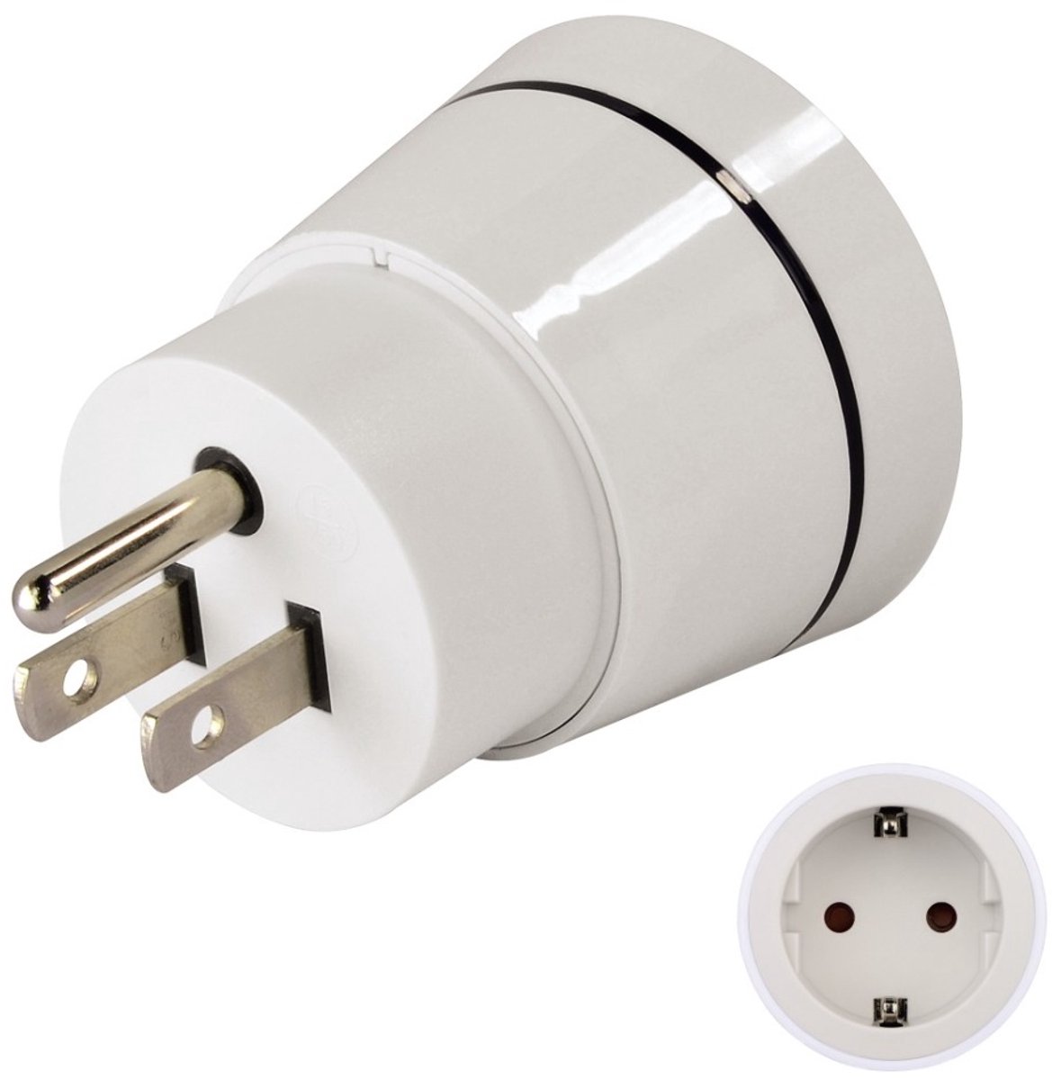 Bol.com Hama Reisstekker adapter Europa - USA aanbieding