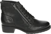 Durea 9680 H - Volwassenen VeterlaarzenHalf-hoge schoenen - Kleur: Zwart - Maat: 38.5