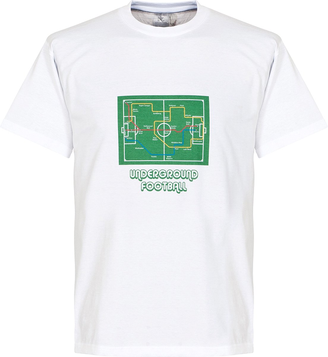 Underground Football T-Shirt - White - 3XL