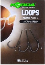 Korda Loop Rigs Krank - 18lb - Maat 6 - 3 Stuks