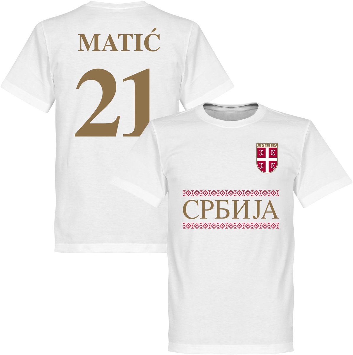 Servië Matic Team T-Shirt - S