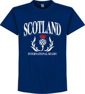 Schotland Rugby T-Shirt - Navy - XXL