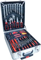 ERRO Gereedschapskoffer met 186-delige gereedschap set - Aluminium - GK186