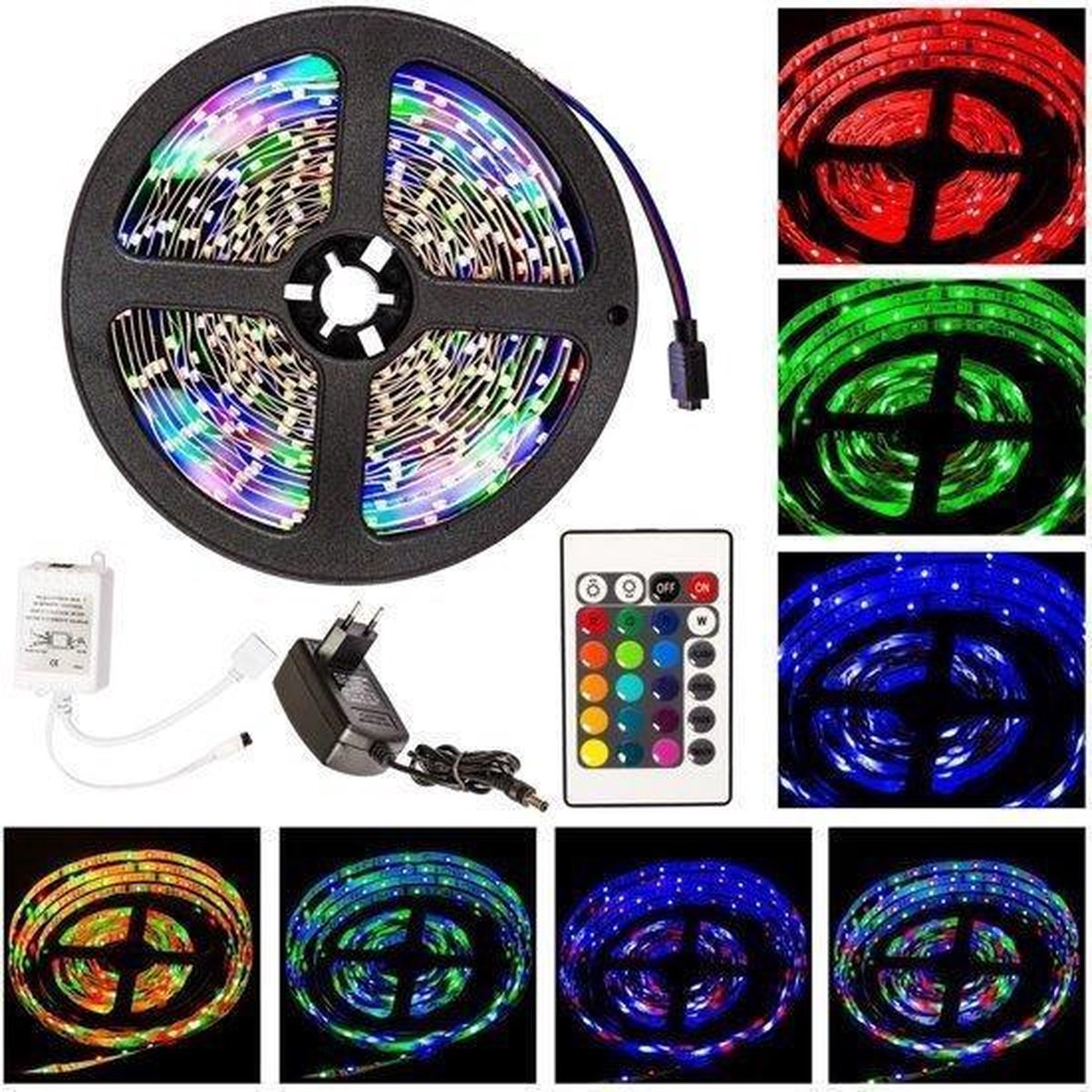 LED strip verlichting 10 meter RGB Inclusief afstandsbediening