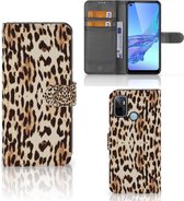 Book Cover OPPO A53 | OPPO A53s Smartphone Hoesje Leopard