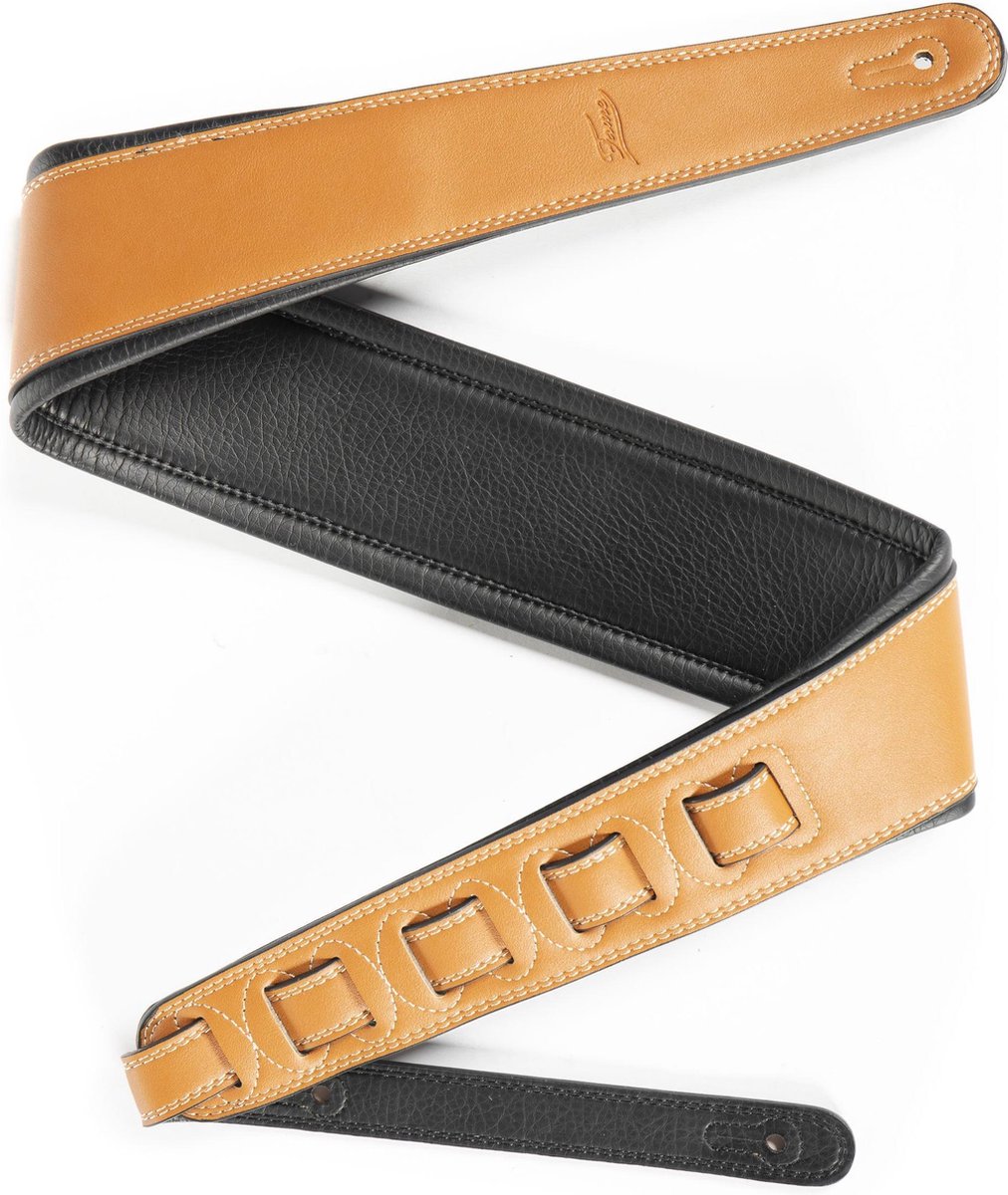 Fame Strap Heavyweight Champ 8 cm Tan - Gitaarband