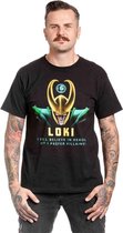 Marvel Thor Heren Tshirt -XL- Villains Zwart