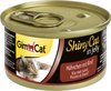 Gimcat shinycat in jelly kip / rund kattenvoer 70 gr