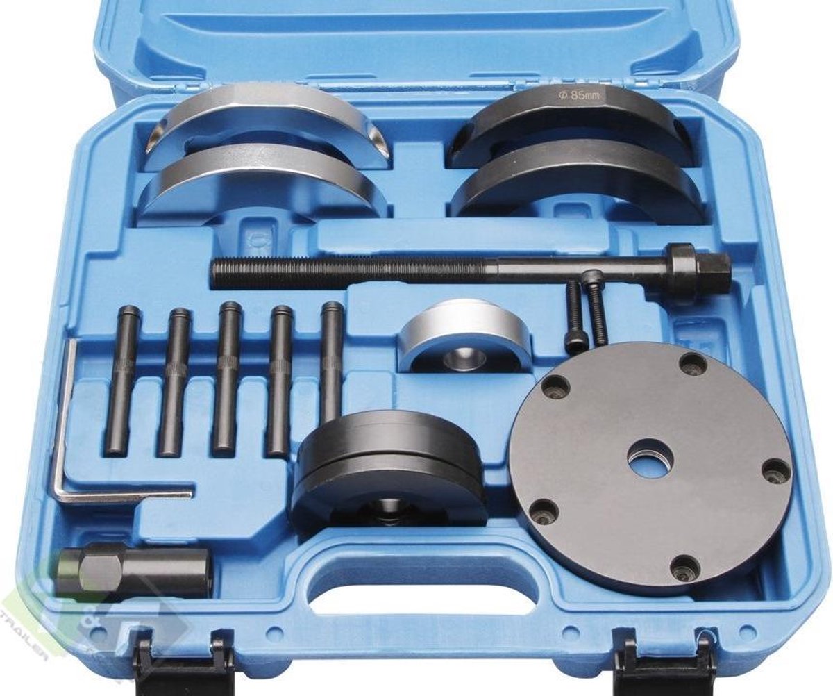 wiellager trekker - drukset - persset 85 mm voor vag - naaftrekker - wiellagertrekker - naaf trekset