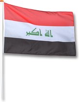 Vlag Irak 100x150 cm.