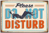 Schilderij Bord Do Not Disturb, 3 maten