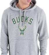 New Era Milwaukee Bucks Hoodie - Sporttrui - Grijs - XS - Basketbal
