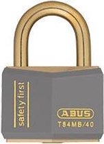 ABUS T84MB hangslot met 2 sleutels Grijs