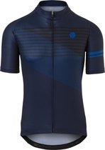 AGU Striped Fietsshirt Essential Heren - Blauw - XXL