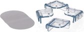 Transparante hoekbeschermers voor de baby - 4x stuks - voor tafel / kasten - Tafelhoek beschermer