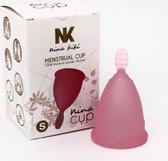 Nina® Menstruatiecup maat S - Roze 6+1 GRATIS