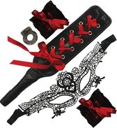 Bdsm Erotisch Bondage Set Extreme Sex Toy Spel Seksspeeltjes - Zwart Rood - Sex & Mischief®