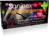 Saninex - condooms - 12 stuks - condooms met glijmiddel - mutual orgasm