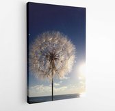 Onlinecanvas - Schilderij - Dandelion And Summer Art -vertical Vertical - Multicolor - 40 X 30 Cm