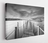 Ancient pier, walk to the water  - Modern Art Canvas - Horizontal - 1085981228 - 50*40 Horizontal
