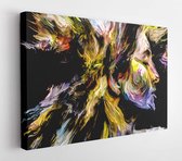 Woman of Color series. Abstract digital paint portrait of young woman on the subject of creativity, imagination and art  - Modern Art Canvas - Horizontal - 1750625747 - 80*60 Horiz