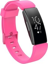 By Qubix - Fitbit Inspire HR siliconen bandje met gesp (large) - roze