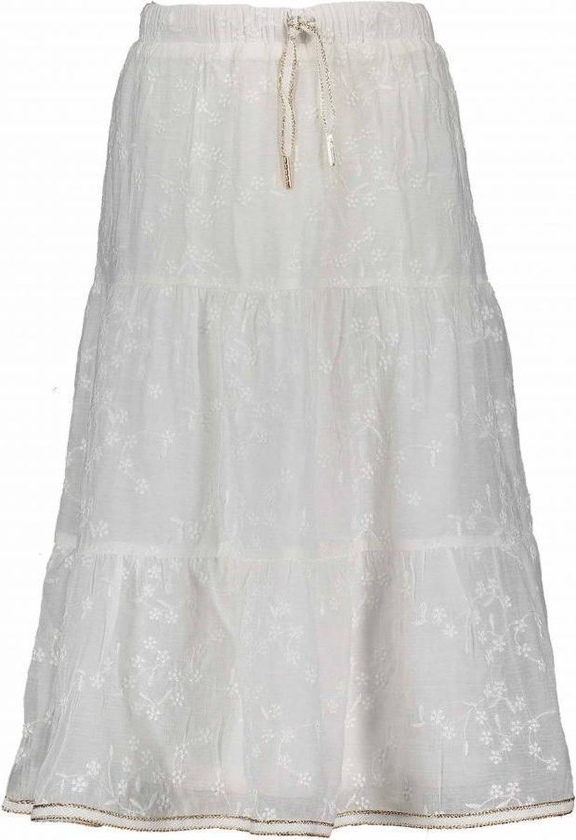 NONO Meisjes rokjes NONO Nael maxi skirt Embroidered cotton Snow White 116
