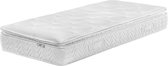 Beliani LUXUS - Pocketveringmatras - beige - bamboestof