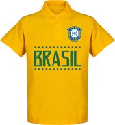 Brazilië Team Polo Shirt - Geel - L