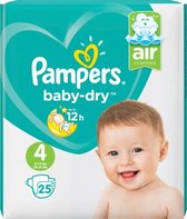 Pampers Baby Dry - Maat 4 - 25 luiers
