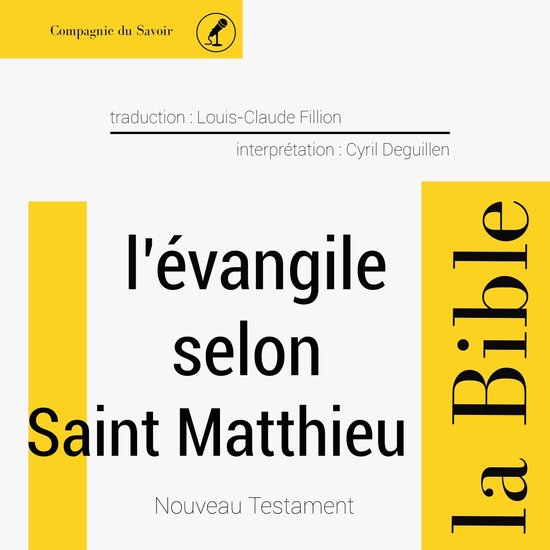 Évangile selon Saint Matthieu - cover