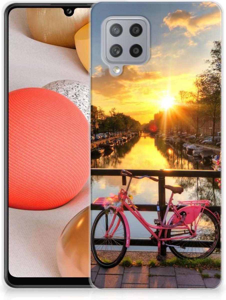 Samsung Galaxy A42 Siliconen Back Cover Amsterdamse Grachten