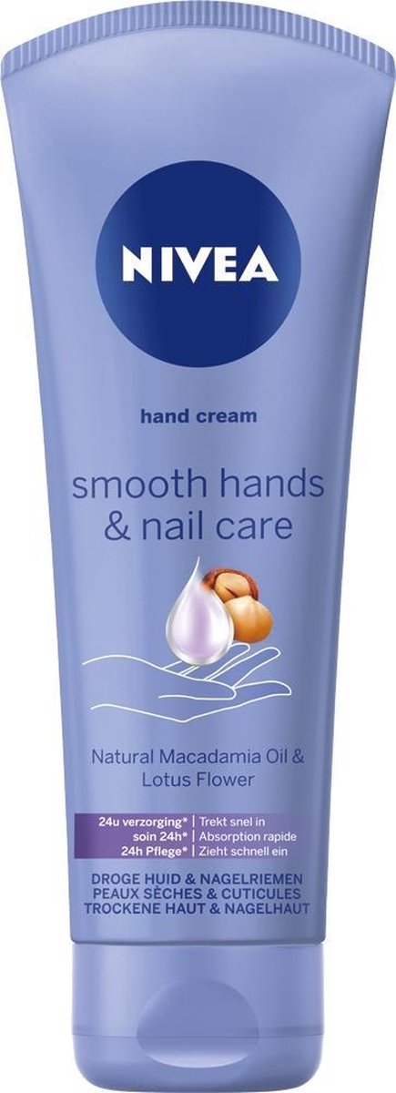 NIVEA Smooth Hands & Nail Care Handcrème 100 ml