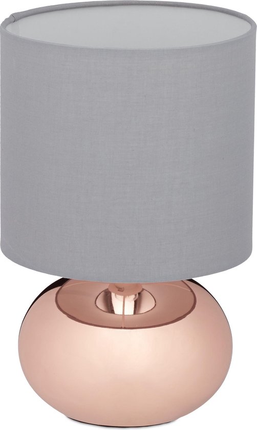 lampe de table relaxdays touch - lampe de nuit - moderne - dimmable - E14 -  lampe de... | bol.com