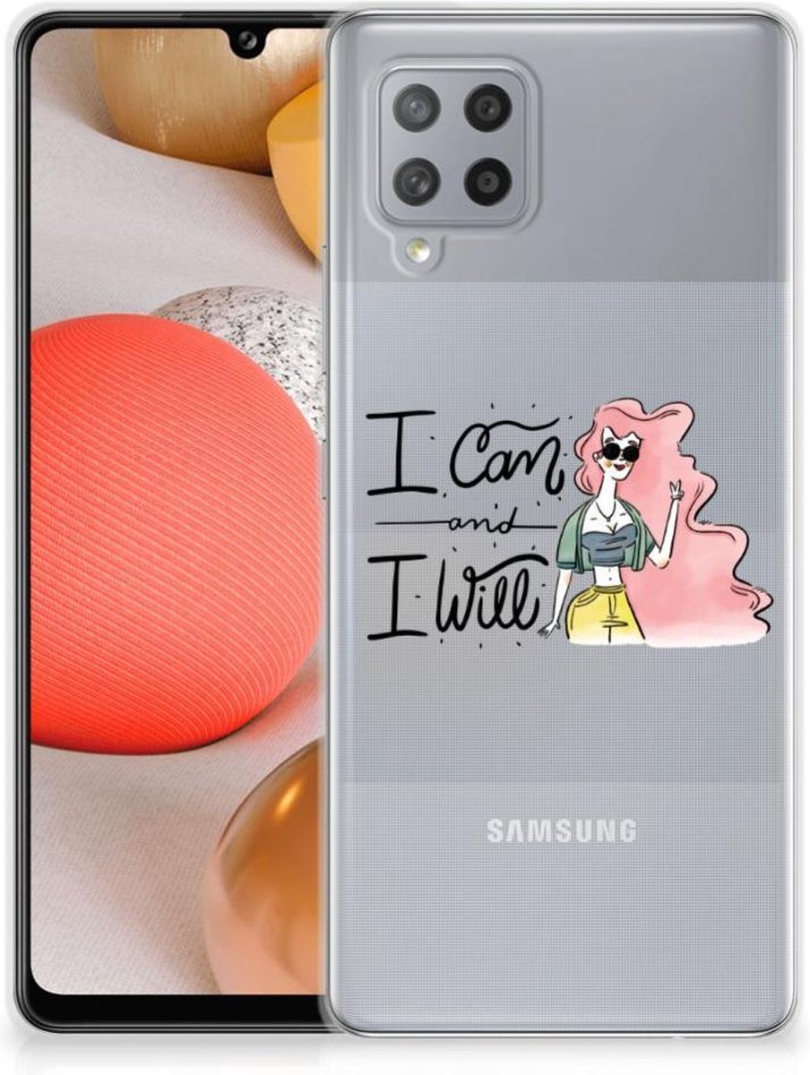 Samsung Galaxy A42 Telefoonhoesje met Naam i Can