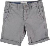 Garcia grijs twill katoen stretch chino short jongen - Maat 140