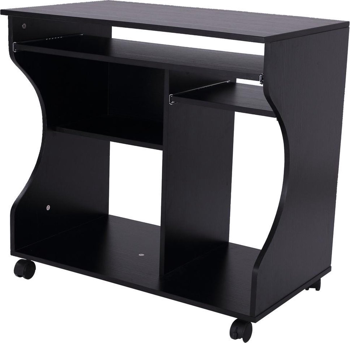 nuvido-shop Nuvido-Shop Compact Bureau Zwart - afbeelding 3