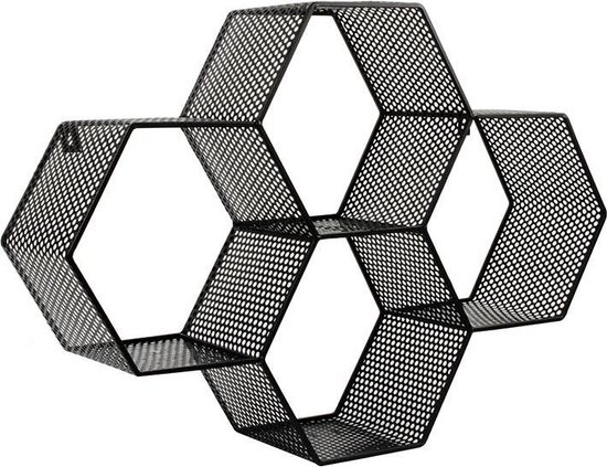 NBEADS Kristallen Display Houder, 7 Eieren, Zwart IJzer, Multi-Sphere