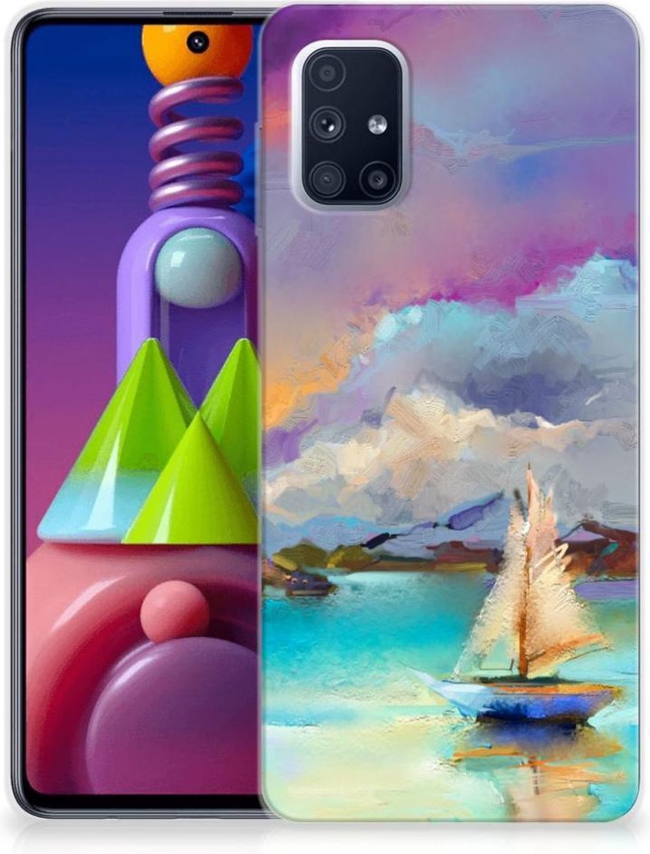 TPU Hoesje voor Hoesje maken Samsung Galaxy M51 Boat